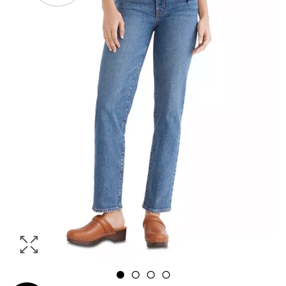 Excellent condition, worn once, Madewell Perfect Vintage Straight Jeans size 28